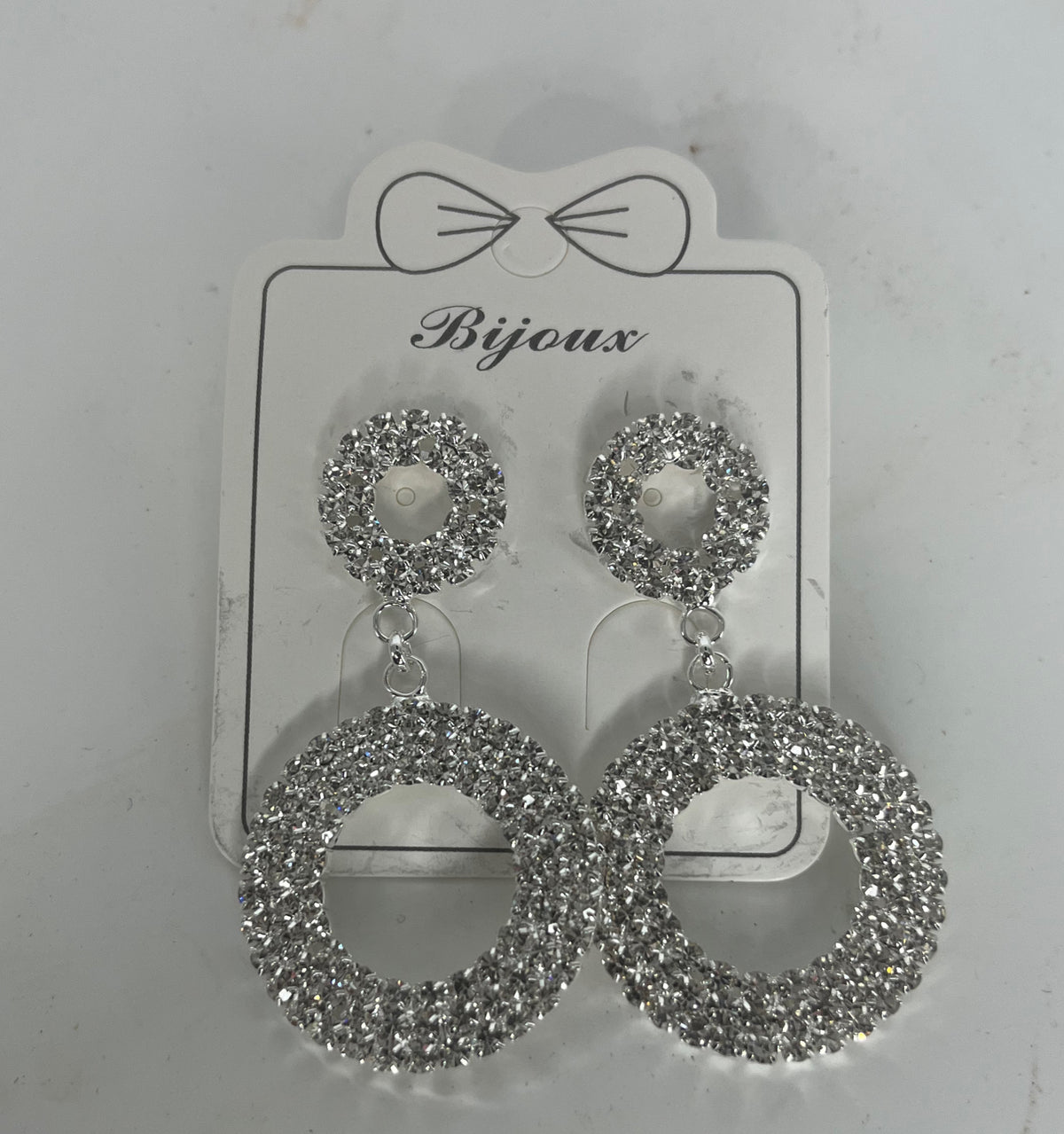 Sparkling Crystal Ring Earrings