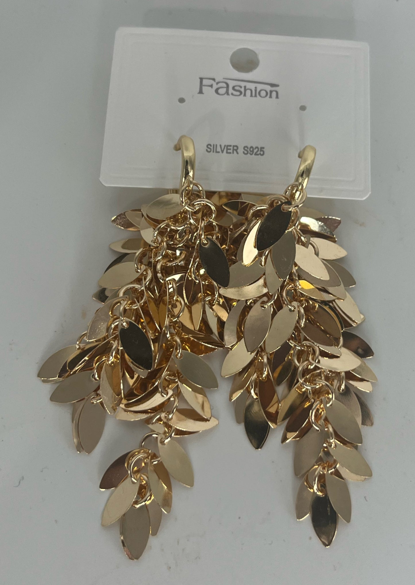 Metal Leaf Earrings