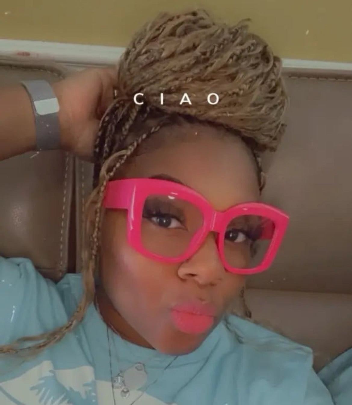 Oversized Cat Glasses