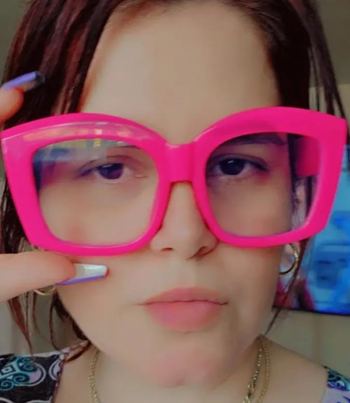 Oversized Cat Glasses