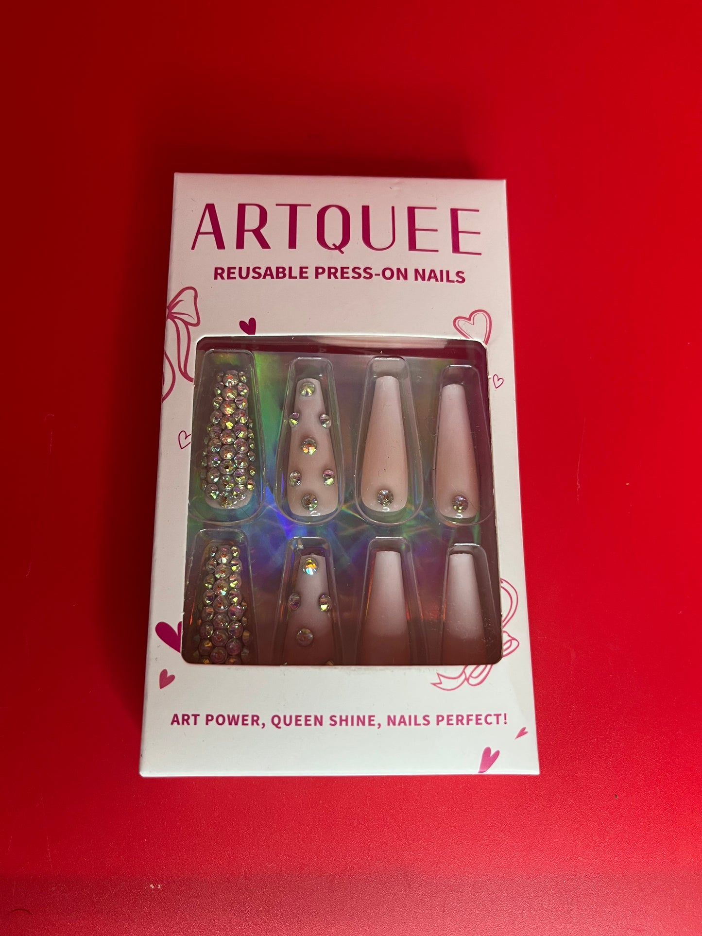 French Nude White Ballerina Nails