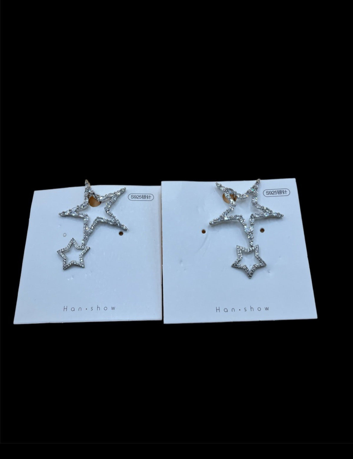Glistening Star Ear Cuffs