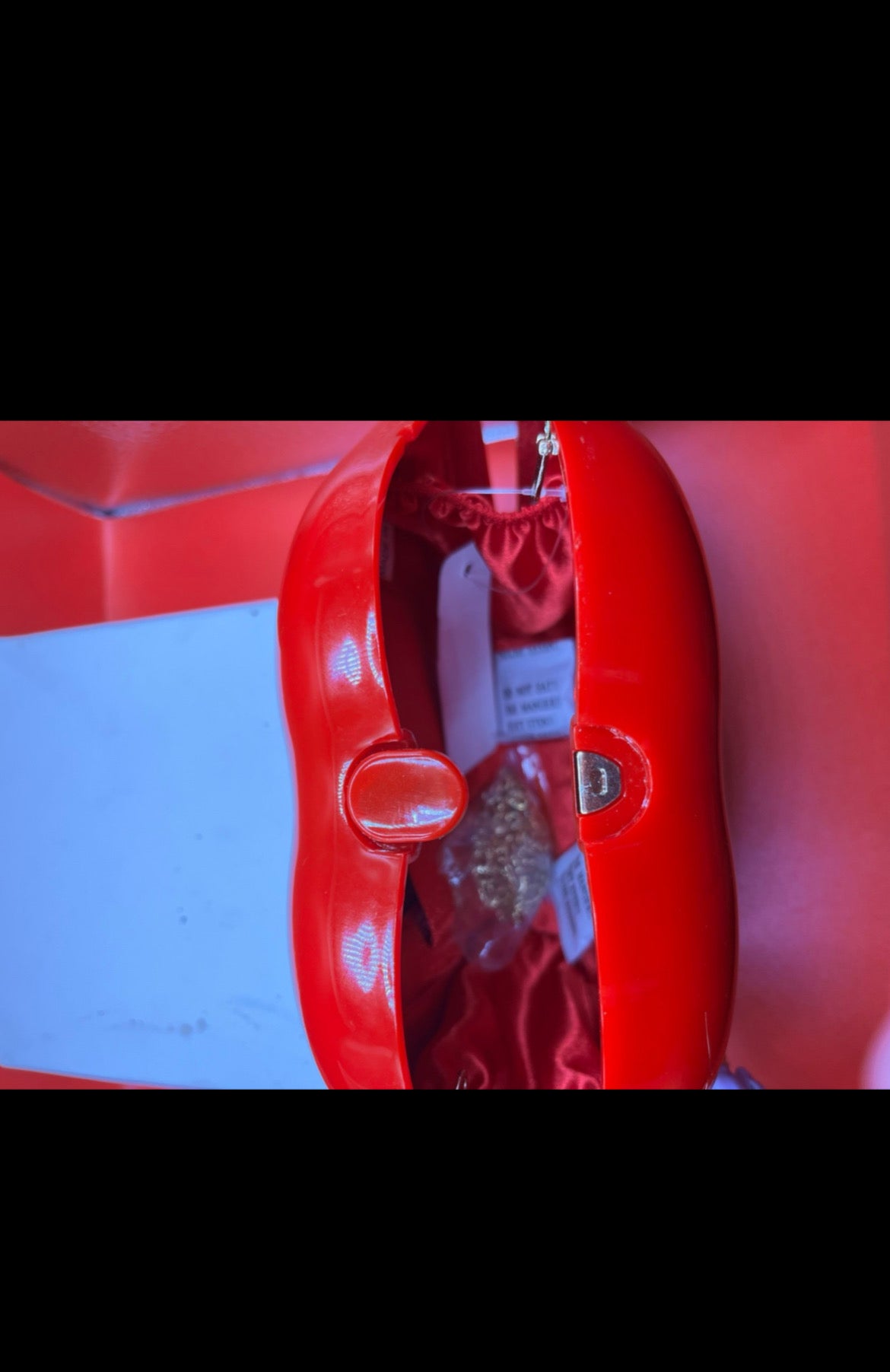 Red Lips Evening Bag