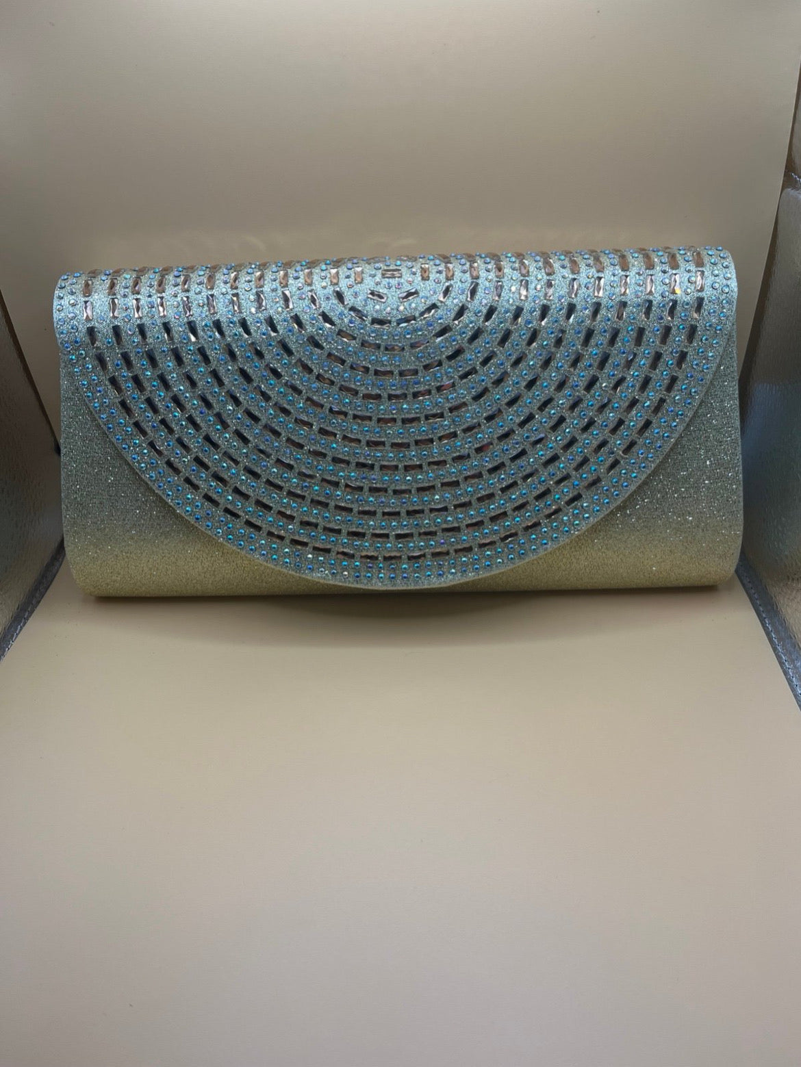 Gemstone Varnish Evening Bag