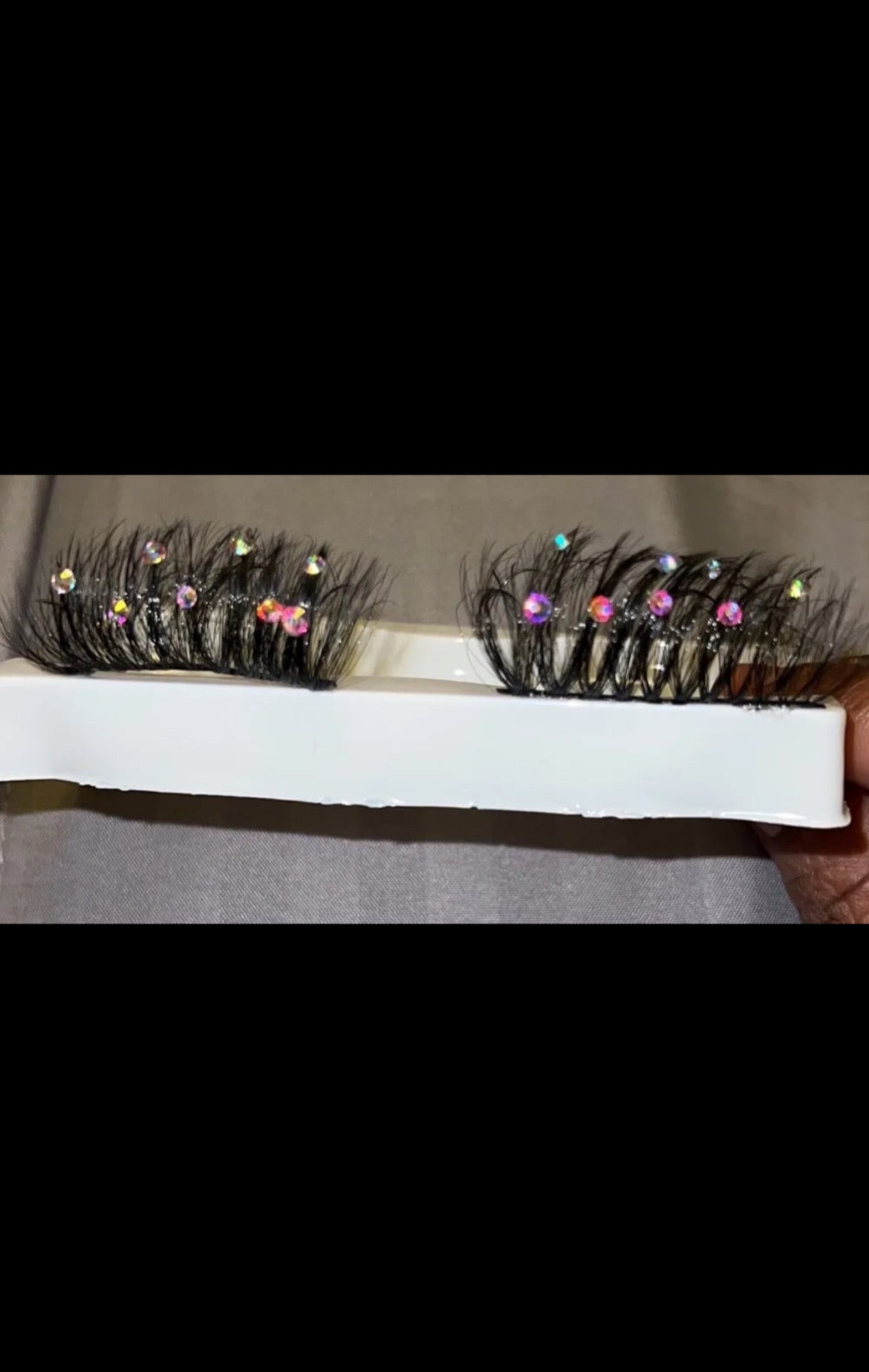 Mink Rhinestone Eyelashes 25mm