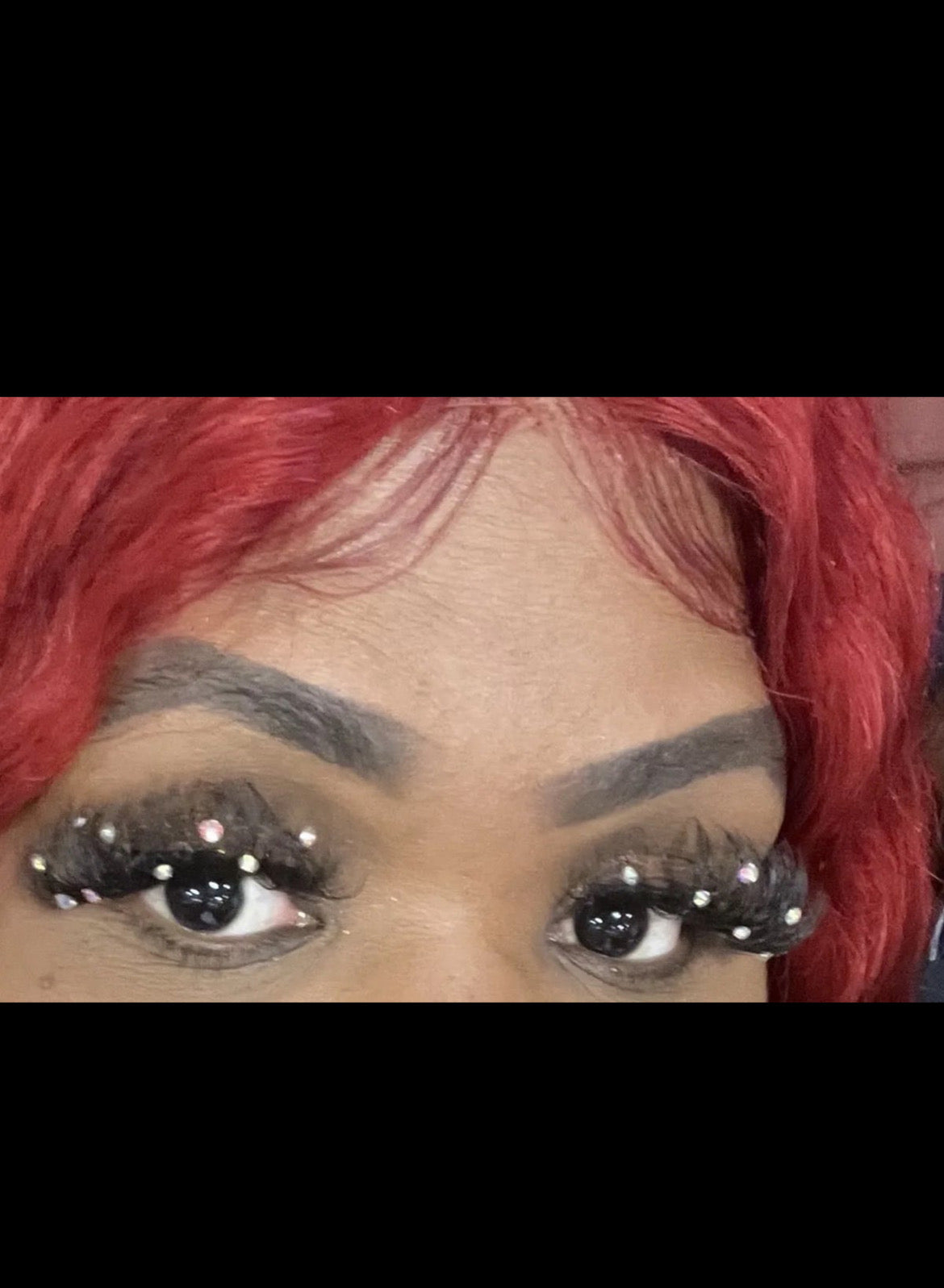 Mink Rhinestone Eyelashes 25mm
