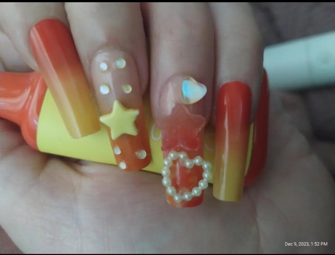 3D Gummi Bear Nails (24pcs)