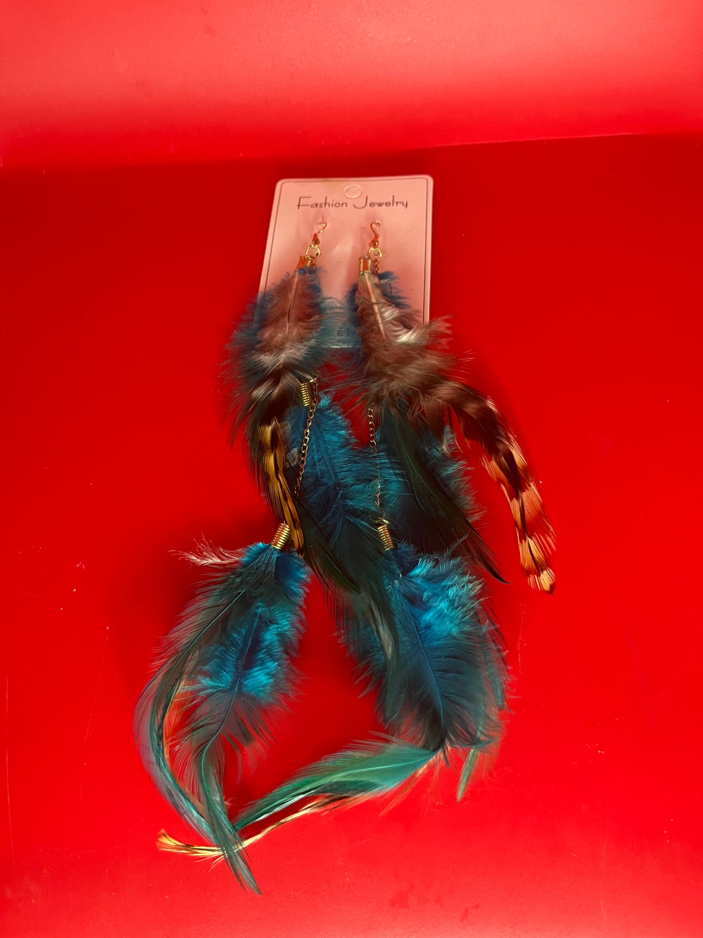 Boho Feather Earrings