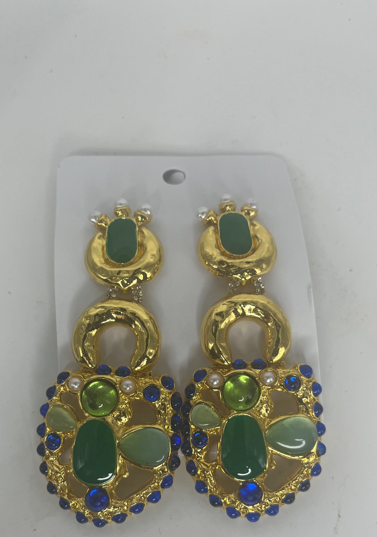 French Style Gemstone Earrings