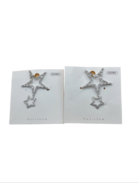 Glistening Star Ear Cuffs