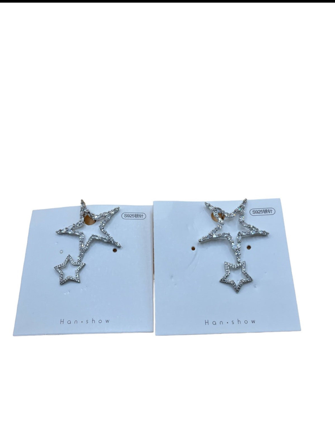 Glistening Star Ear Cuffs