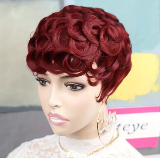 Curly Pixie Cut Wig