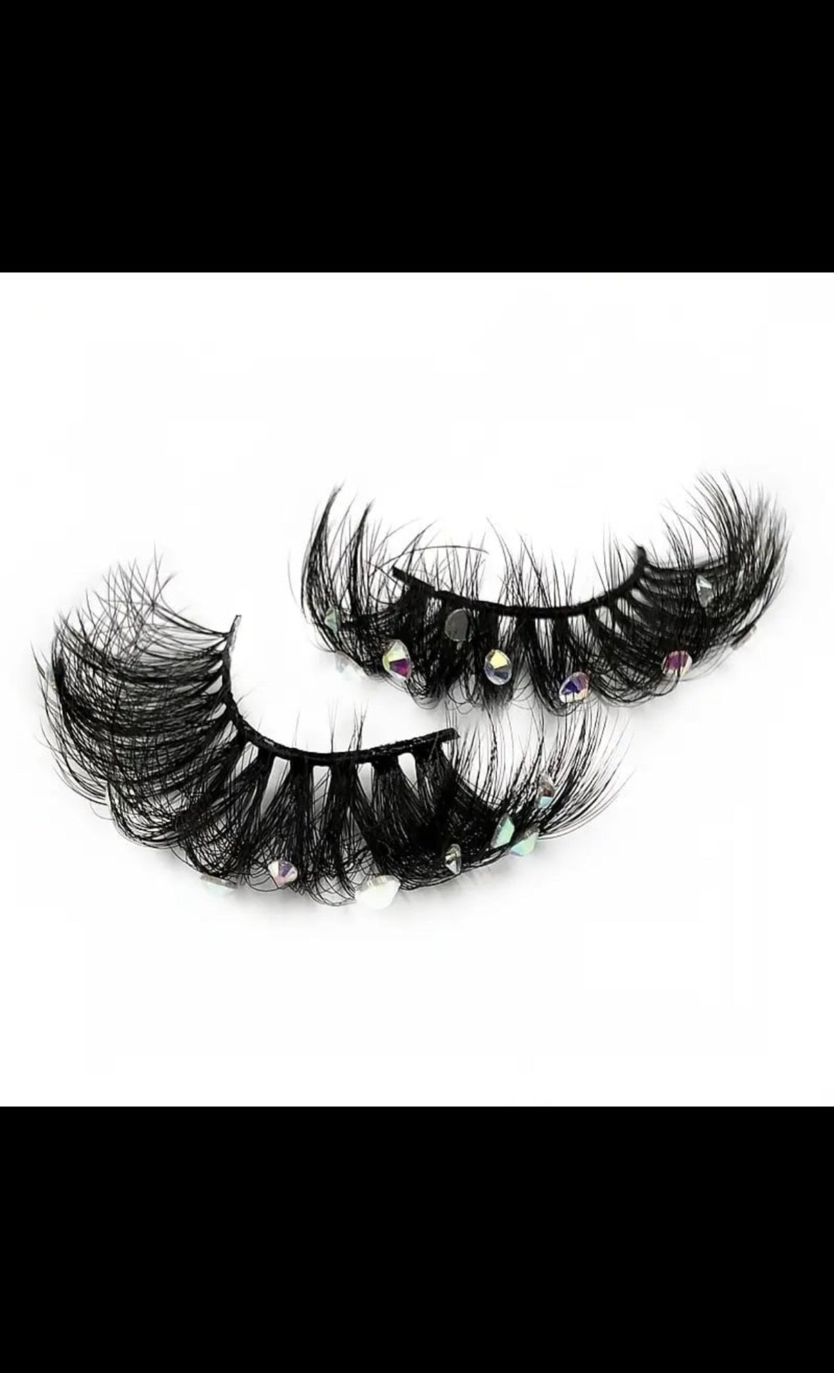 Mink Rhinestone Eyelashes 25mm