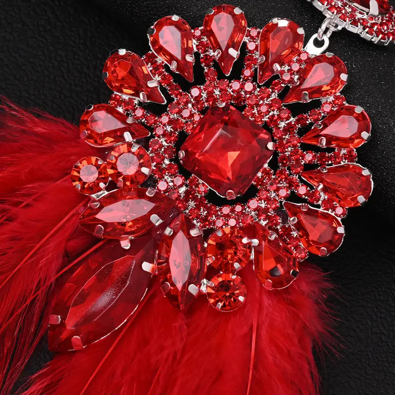 Glam Feather Earrings