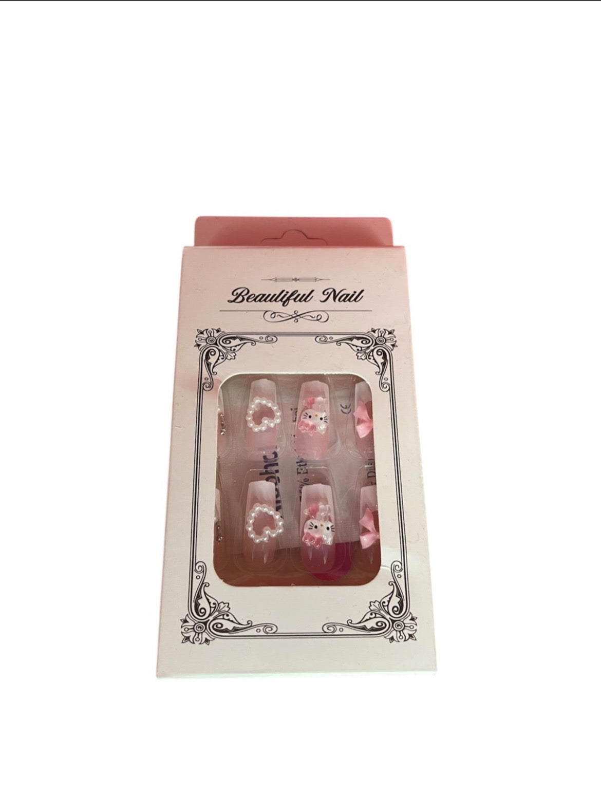 3D Hello Kitty Press On Nails