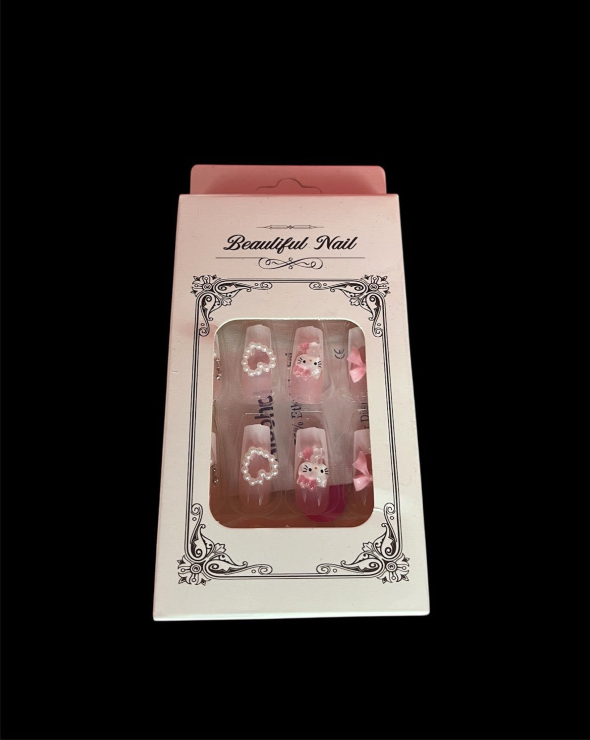 3D Hello Kitty Press On Nails