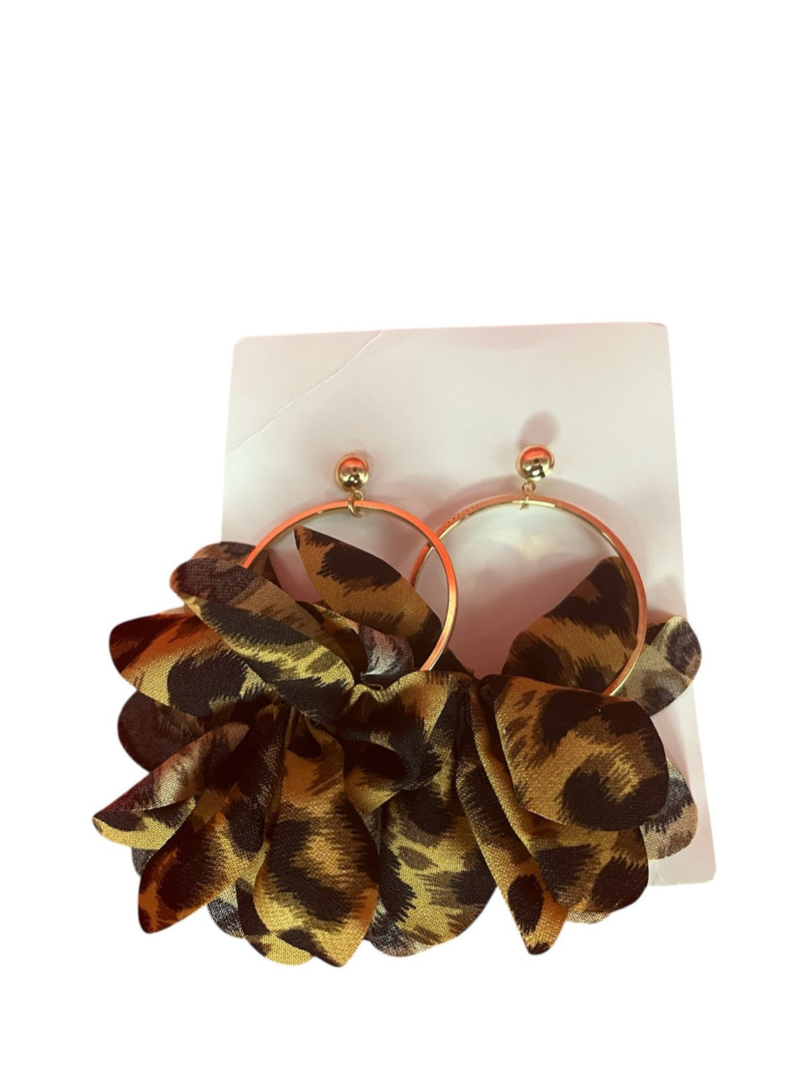 Boho Leopard Print Earrings