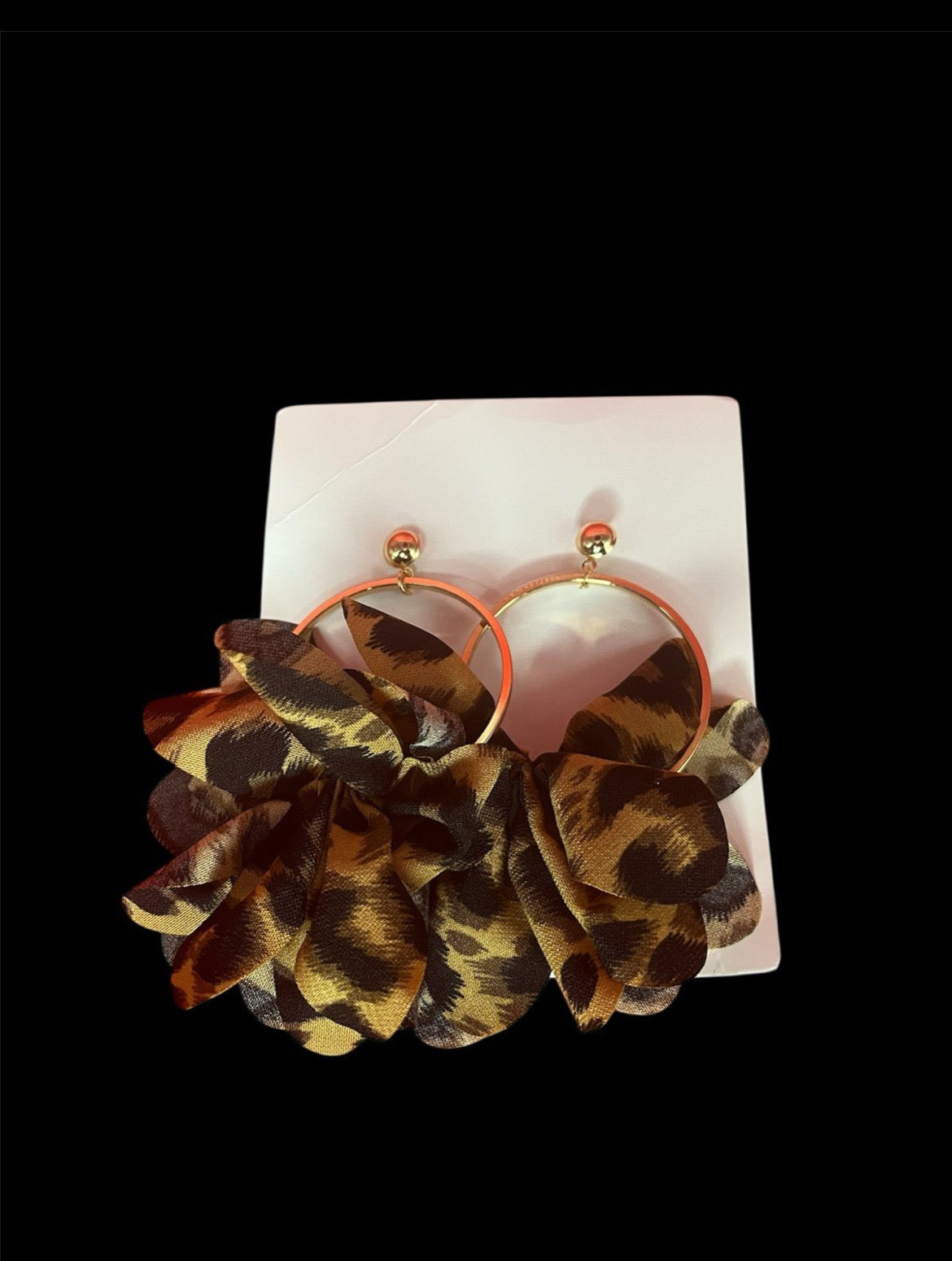 Boho Leopard Print Earrings