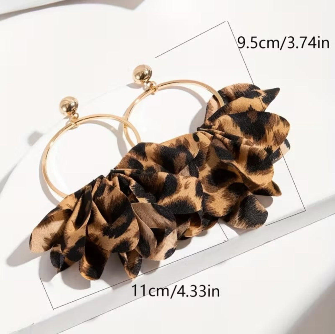 Boho Leopard Print Earrings