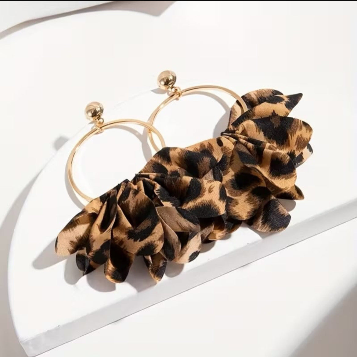 Boho Leopard Print Earrings