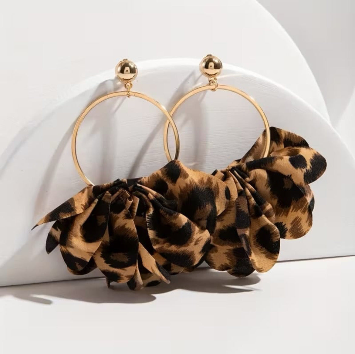 Boho Leopard Print Earrings