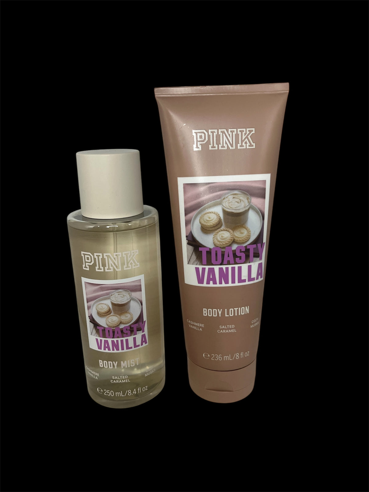 Victoria Secret Toasty Vanilla Body Lotion Set