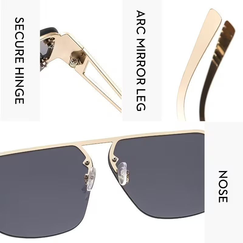 Retro Gold Sunglasses