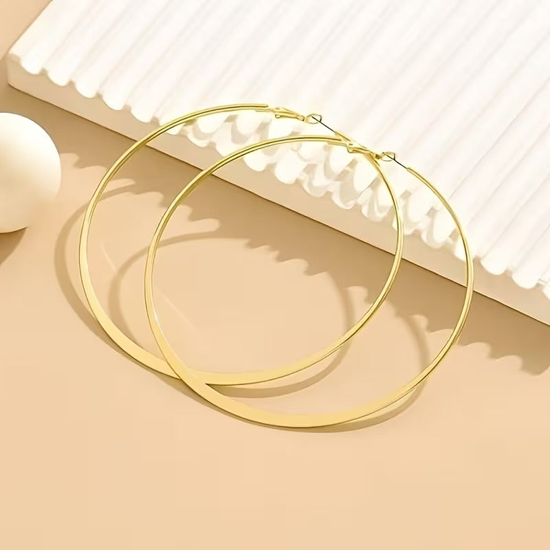 Exaggerated Hoop Earrings