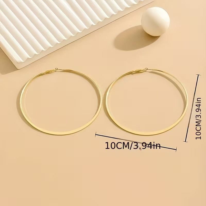 Exaggerated Hoop Earrings