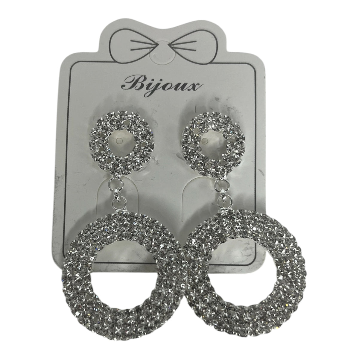 Sparkling Crystal Ring Earrings