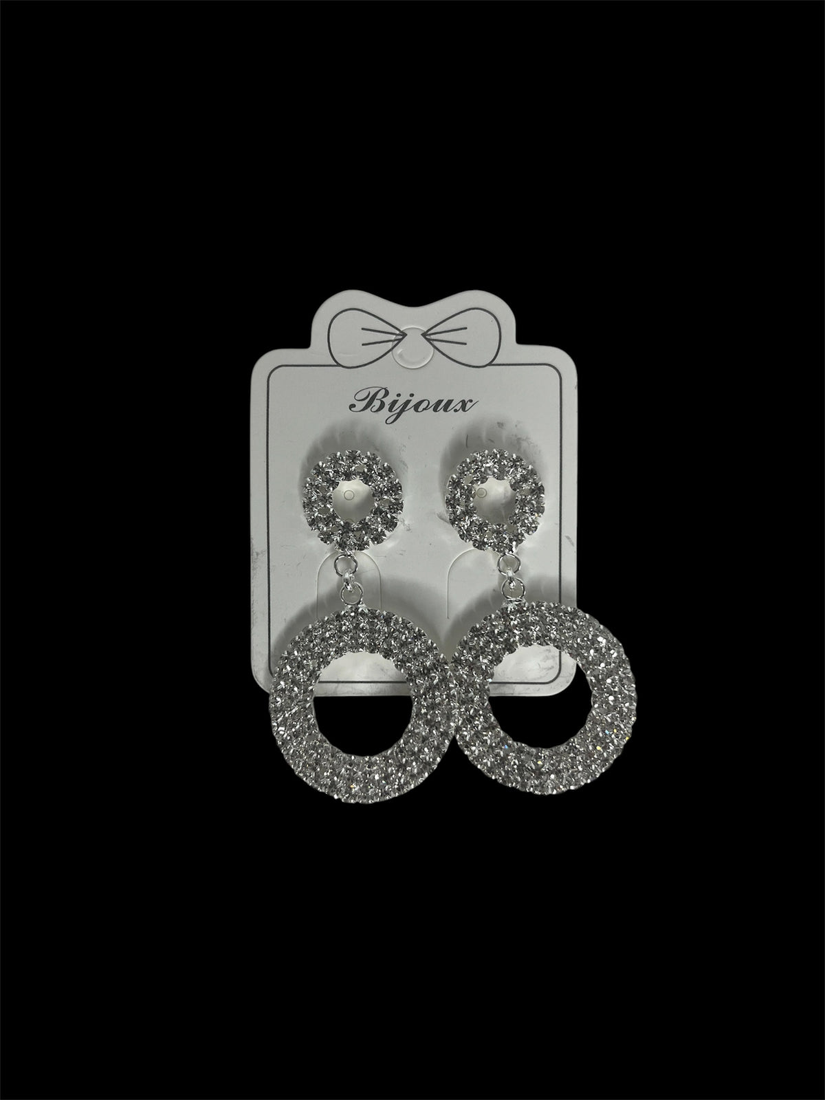Sparkling Crystal Ring Earrings