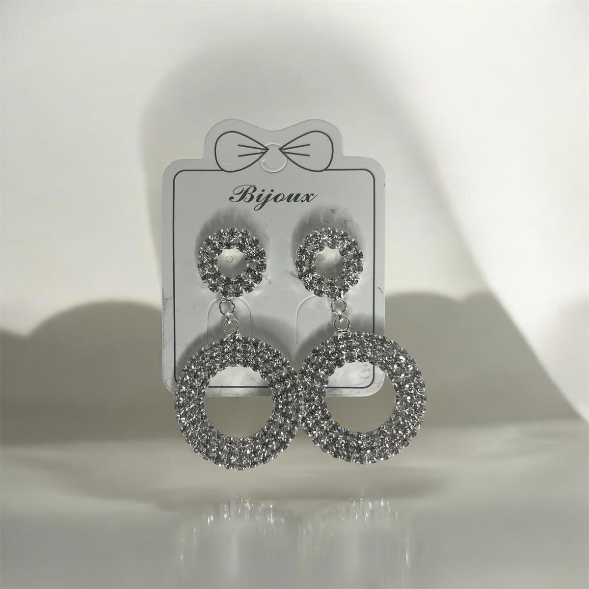 Sparkling Crystal Ring Earrings